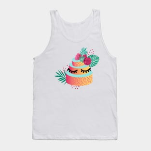 Kawaii sweet cake for kids Tank Top